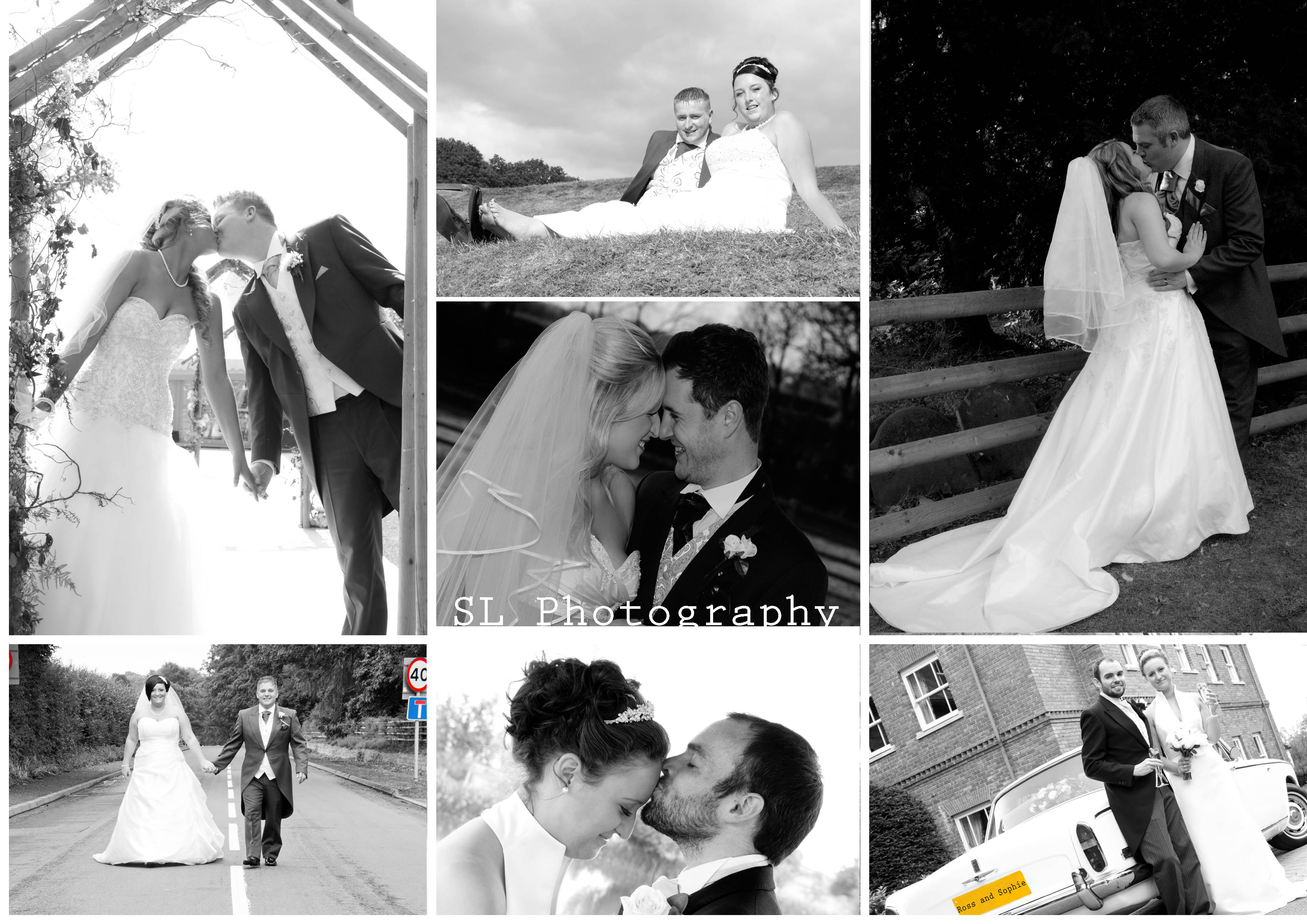 a few of my black and white wedding shots